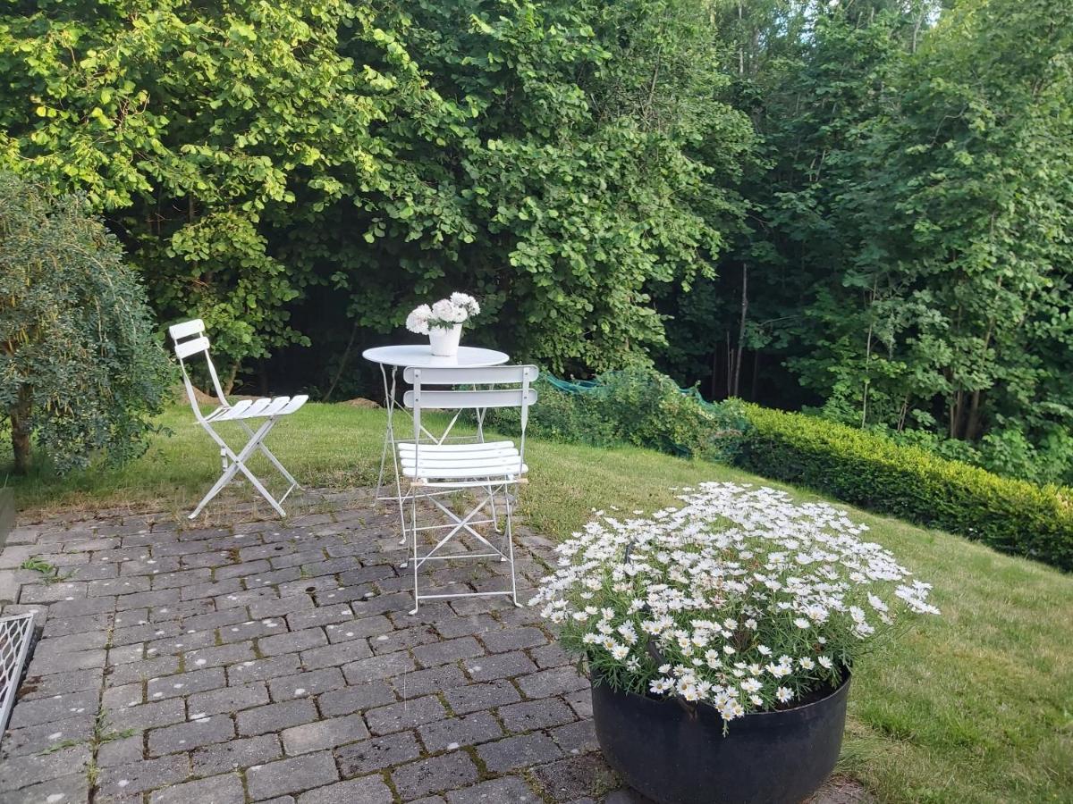 Ferienwohnung Huset I Skogen Moss Exterior foto